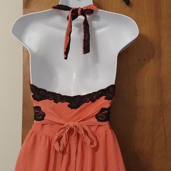 Betsey johnson silk halter dress - Picture 5 of 7